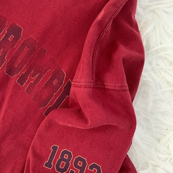 Vintage Men’s Abercrombie & Fitch Maroon Red Long Sleeve Shirt - Picture 2 of 4